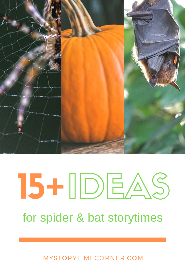 Bat And Spider Printable Booklist And Storytime Activity Ideas - My ...